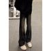 "Men's Vintage Distressed Wide-Leg Jeans – Patchwork & Tie-Dye Design | 90s Retro Relaxed Fit With Flared Hem"_mkmklike.com