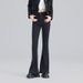 Nostalgic Retro-colored Flared Jeans For Women, 2026 Spring New High-waisted, Slightly Stretchy, Slimming, Stylish,_mkmklike.com