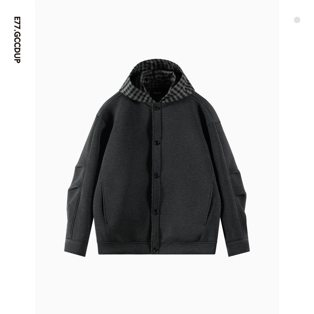 High-Quality American Niche Design Loose Hooded Comfortable Premium Feel Unisex Casual Jacket_mkmklike.com
