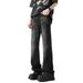 American Retro Blue Jeans Men's Spring Trendy Brand Loose Cleanfit Tall Micro-pull Pants Casual Long Pants_mkmklike.com