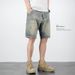 Summer New Style Men's Denim Shorts Thin Loose Fit Korean Trendy High Street Five Point Pants_mkmklike.com