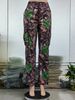 Women's Clothing Autumn And Winter New Fashion Leaf Print Straight High Waist Pocket Multi Color Overalls_mkmklike.com
