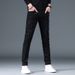 European Station Trendy Black Men's Jeans Autumn New Slim Fit Small Feet Heavy Industry Hot Diamond Fashion Pants Men_mkmklike.com