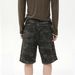 Men's Clothing Camouflage Loose Wide Leg Casual Shorts Versatile Washed Denim Shorts Trend_mkmklike.com
