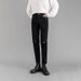 Black Jeans Men's New Casual Trend Slim Men's Small Feet Elastic Trousers Trend_mkmklike.com