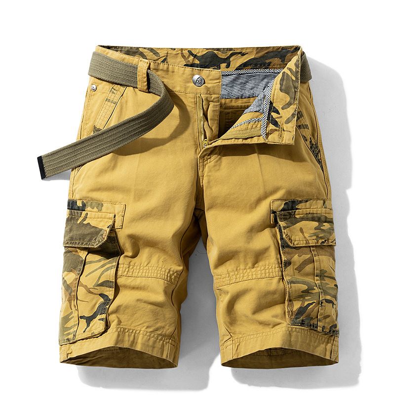 Men's Clothing Summer Men's New Pattern Washed Workwear Shorts Outdoor Leisure Loose_mkmklike.com