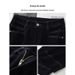 Plus-size Dark Blue Jeans Spring And Autumn 2025 New Style, High-waisted, Slimming Straight-leg For Petite Plus-size_mkmklike.com
