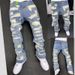 Men's Clothing High Street Style Design, Retro Heavy Duty Distressed Ripped Jeans, EAN Jeans With Distressed._mkmklike.com