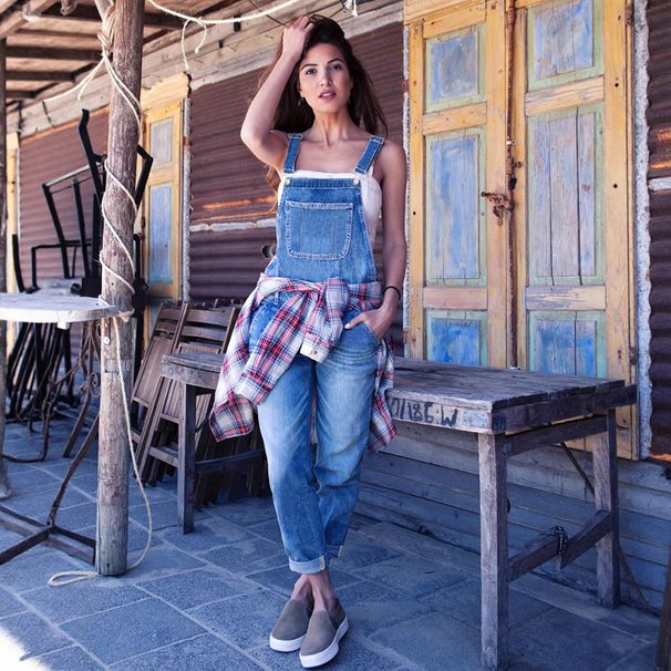 Women's Classic Loose Fitting Denim Overalls European And American Style_mkmklike.com