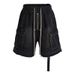 Men's Clothing American Vibe Style Gradient Washed Distressed Raw Edge Denim Shorts For Boys High Street Multi Pocket Wide Leg Shorts_mkmklike.com