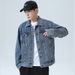 Men's Clothing Retro Style Blue Denim Jacket Men's Tops Spring And Autumn New Loose High End Coat Denim Jacket Men_mkmklike.com