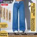 Customized Women's Stretch Denim Trousers Loose Straight Wide Leg Pants European American Fashion Personalized Clothing_mkmklike.com