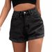 Women's Loose Wide Leg Pants Denim Shorts Style Spring Summer NewClothing_mkmklike.com