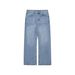 Men's Clothing Steve Washed Distressed Ice Blue BAGGY Jeans_mkmklike.com