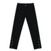 Button Zipper Split Jeans For Men American Style Trendy High Street Slim Straight Leg Tall Versatile Casual Long Pants_mkmklike.com