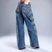 Women's Low Waisted Straight Leg Jeans Denim Jeans Women's Clothing Relaxed Everyday Wear Versatile Comfortable Feshion Trend_mkmklike.com
