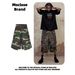 Men's Clothing Men's Trendy Hip Hop Denim Camouflage Shorts Baggy High Street Silhouette With Cargo Pockets 7/8 Length_mkmklike.com