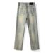 Large Size Men's Spring New Washed Retro Straight Jeans Men's Plus Fat Plus Size Loose Denim Trousers Men_mkmklike.com