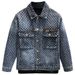 2026 Fashion American Style Outerwear Men Lapel Elegant Cat Claw Design Single-Breasted Pocket Long Sleeve Loose Wear-Resistant Vintage Denim Jacket_mkmklike.com