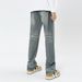 Nordmann Vintage Washed Jeans For Men Loose Straight Autumn Winter American High Street Versatile Cool Casual Pants_mkmklike.com