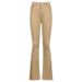 Slim Fit Flared Jeans For Women – High-Waisted Stretch Denim Pants, Trendy Streetwear (Black/Brown/Khaki, Sizes S/M/L)_mkmklike.com