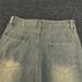 Men's Heavyweight Deconstructed Jeans – Oversized 90s Baggy Denim Pants With Distressed Wash (S-3XL, Clay Wash)_mkmklike.com