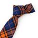 Unisex Cotton plaid tie Fashion casual men's narrow 6cm tie_mkmklike.com
