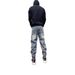 Men's Clothing Jacquard Jeans With Pleated Trendy Jacquard Tapered Jeans For Men – Vintage Blue Slim-Fit Dad Pants With Adjustable Waist (M-XXXL)_mkmklike.com