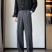 Men's Clothing Casual Trousers Men Spring And Autumn New Loose Straight Wide Leg Drape Pants Boys Casual Trousers Men's Trousers_mkmklike.com