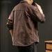 Corduroy Workwear Jacket Men Autumn Winter Trendy Brand Retro Thickened Long Sleeve Shirt Loose Plus Size Men's_mkmklike.com