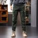 2024 New In Stock Men's Cargo Trendy Versatile Handsome Simple Casual Loose Straight Long Pants_mkmklike.com