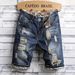 Men's Classic Denim Bermuda Shorts - Cotton Blend Casual Summer Shorts With Comfort Fit For Outdoor & Daily Wear_mkmklike.com