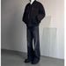 Vintage Washed Black Jeans – High-Street Clean Fit Straight Leg Pants (S-3XL) – Unisex Retro Denim For Men & Women_mkmklike.com