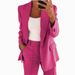 Women's new fashion button slim lapel cardigan temperament blazer suit_mkmklike.com