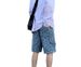 Summer Personalized Ins Trendy Loose Denim Shorts Male Korean Version Student Trendy Brand Hip Hop Bf Five-point Thin Casual Pants_mkmklike.com