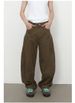 Men's Clothing Retro Casual Pants Multi Pocket Workwear Loose Machete Pants Men's Trousers_mkmklike.com