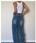 Plus-Size Vintage High-Waisted Jeans – Wide Leg, Stretch Denim (Blue, S-4XL, Comfort Fit, Streetwear & Retro Chic)_mkmklike.com