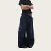 Lightning Bolt Embroidered Distressed Jeans - Baggy Wide-Leg Men's Pants With Washed Vintage Look (S-XXXL, Summer Streetwear)_mkmklike.com