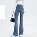 Women's Clothing Denim Pants For Women To Wear As Outerwear High Waist _mkmklike.com