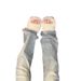 Yellow Flared For Women, Summer, Spring, Autumn 2025 New American Style High-waisted Slim-fit Petite Bootcut Jeans_mkmklike.com