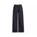 2026 New Dark Blue Denim Fleece-Lined Jeans Women Plus Size Slimming High-Waisted Straight Wide-Leg Pants For Winter_mkmklike.com