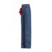 Color-Block High-Waist Jeans – Straight Leg Women’s Trousers (Red, S-L) | Edgy Streetwear & Retro Revival Staple_mkmklike.com