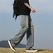Men's Distressed Vintage Washed Jeans - Loose Fit Straight Leg Casual Trousers For Streetwear Fashion_mkmklike.com