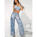 Women's Clothing Style Women's Fashion Stretch Denim Overalls With Multi Pockets Silver Processed Hot Item_mkmklike.com