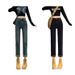 Women's Straight-leg Jeans Autumn And Winter 2024, New Style For Petite Figures, High-waisted Slim-fit Cropped Cigarette_mkmklike.com