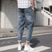 Large Size Men's Clothing Spring And Summer Thin Nine-point Jeans Men's 9-point Elastic Loose Retro Jeans Men's Cross-border Wholesale_mkmklike.com
