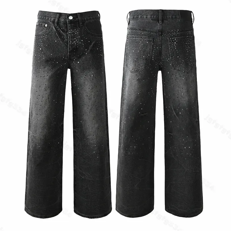Mens Purples Denim Designer Jeans Men Black Pants High-End Quality Straight Ripped Biker Jean Slim Fit Motorcycle_mkmklike.com