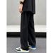 Suitable For All Seasons Suitable For All Seasons High Straight Leg Flared Jeans Men American Street Style Long Pants_mkmklike.com