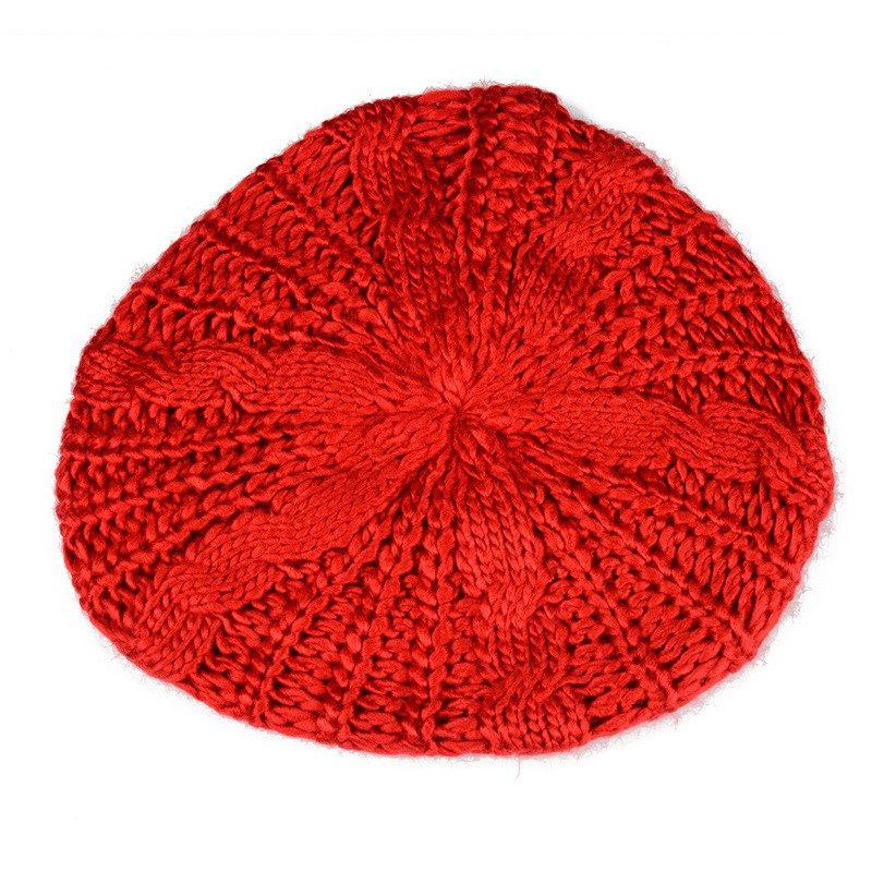 Hot Sale MYZOPER 2024 New Solid Color Korean Version Casual Knitted Fashion Breathable Autumn Winter Beret Women'S Hat_mkmklike.com