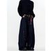Plus Size Vintage Washed Black Jeans – Wide-Leg Button Fly Denim Pants For Women, Oversized & Relaxed Fit_mkmklike.com